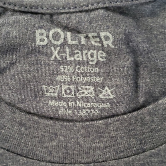 Sale* 4-Pack Bolter Men's Crew Neck Tshirt P128 - Picture 2 of 4